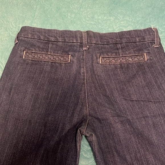 Old Navy Diva Wide Leg Flare Bootcut Jeans women’s size 10 wide cuff distressed - Picture 12 of 14